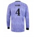 Cheap Real Madrid David Alaba #4 Away Football Shirt 2022-23 Long Sleeve